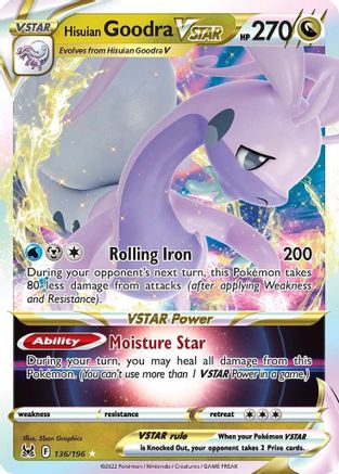 Hisuian Goodra VSTAR - SWSH11: Lost Origin #136