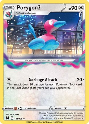 Porygon2 - SWSH11: Lost Origin #141