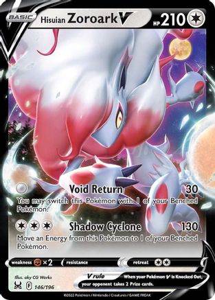 Hisuian Zoroark V - SWSH11: Lost Origin #146