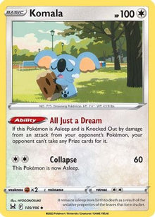 Komala - SWSH11: Lost Origin #149
