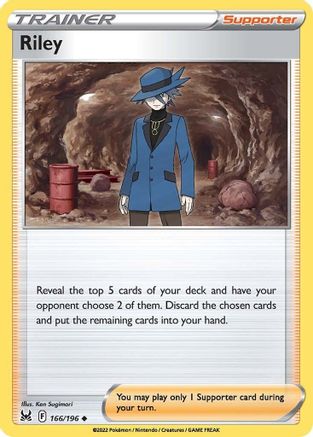 Riley - SWSH11: Lost Origin #166