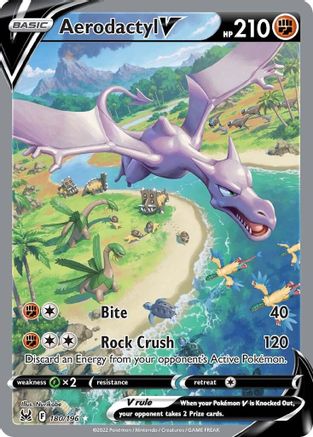 Aerodactyl V (Alternate Full Art) - SWSH11: Lost Origin #180