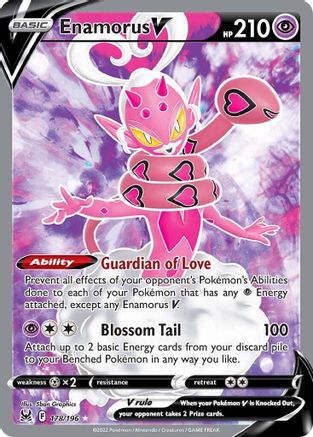 Enamorus V (Full Art) - SWSH11: Lost Origin #178