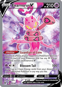 Enamorus V (Full Art) - SWSH11: Lost Origin #178