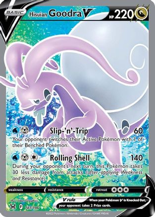 Hisuian Goodra V (Full Art) - SWSH11: Lost Origin #187
