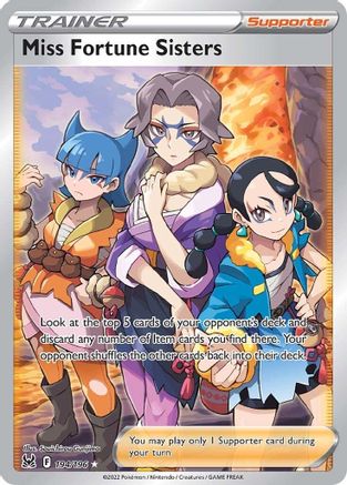 Miss Fortune Sisters (Full Art) - SWSH11: Lost Origin #194