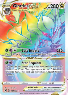 Giratina VSTAR (201) (Secret) - SWSH11: Lost Origin #201