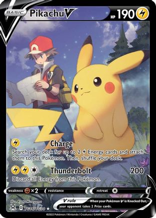 Pikachu V - SWSH11: Lost Origin Trainer Gallery #TG16