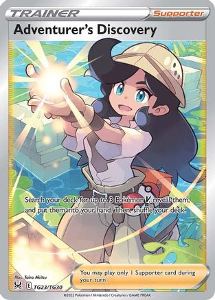 Adventurer's Discovery - SWSH11: Lost Origin Trainer Gallery #TG23