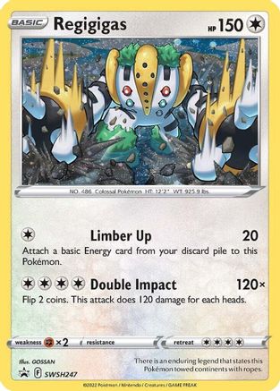 Regigigas - SWSH247 (Cosmos Holo) - SWSH: Sword & Shield Promo Cards #SWSH247