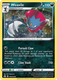 Weavile - SWSH246 (Cosmos Holo) - SWSH: Sword & Shield Promo Cards #SWSH246