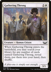 Gathering Throng - (snc-13) - Near Mint