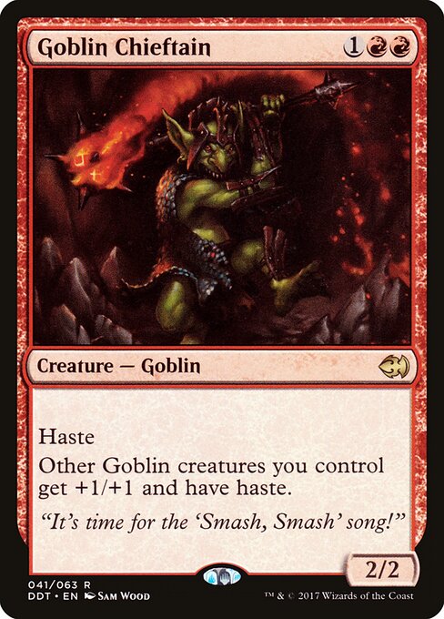 Goblin Chieftain - ddt Duel Decks: Merfolk vs. Goblins - #41