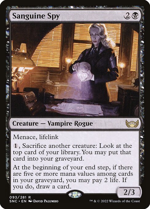 Sanguine Spy — SNC — 93