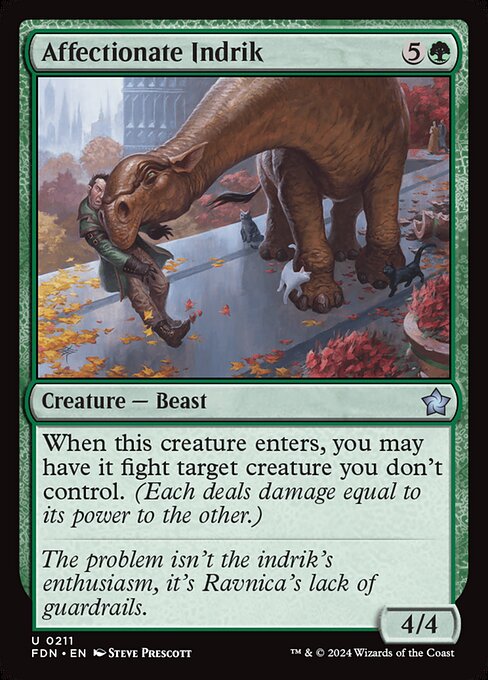 *Foil Affectionate Indrik — FDN — 211