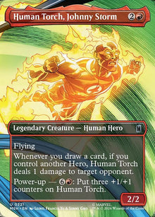 Human Torch, Johnny Storm - Marvel Super Heroes #321