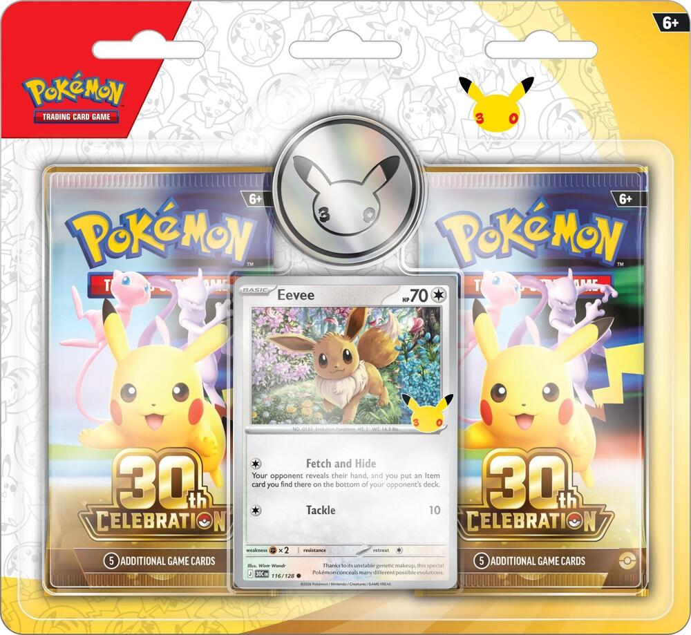 Pokemon - 30th Anniversary - 2 Pack Blister