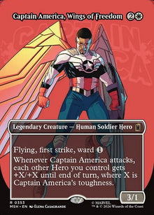 Captain America, Wings of Freedom - Marvel Super Heroes #353