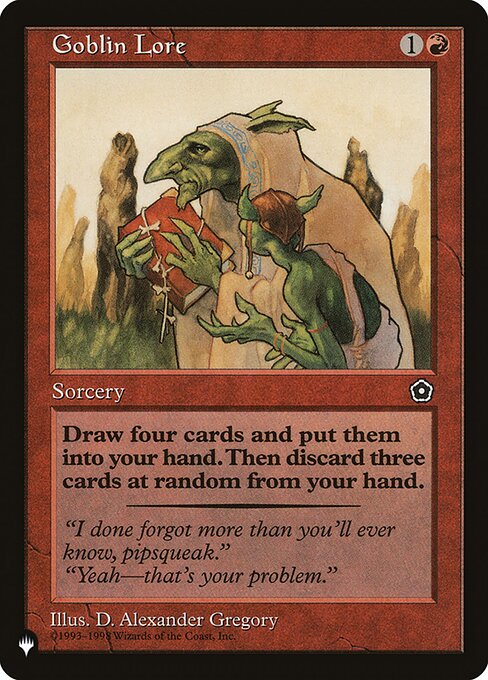 Goblin Lore - plst The List - #P02-99