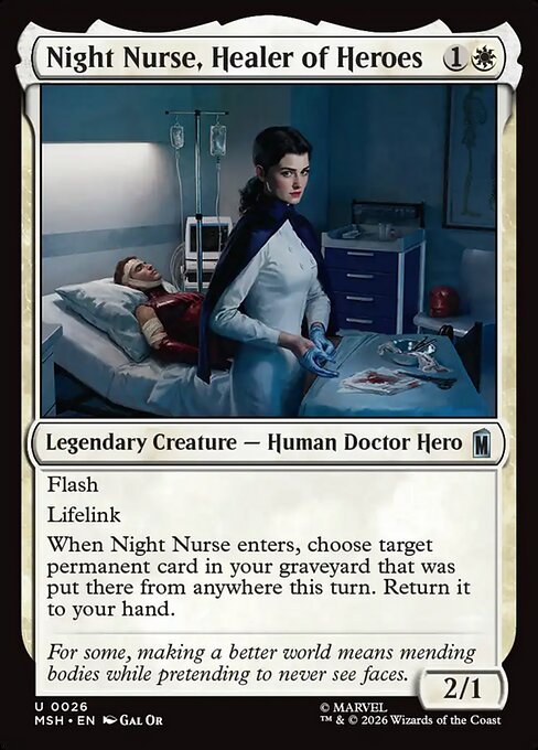 Night Nurse, Healer of Heroes - Marvel Super Heroes #26