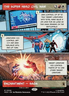 The Super Hero Civil War - Marvel Super Heroes #308