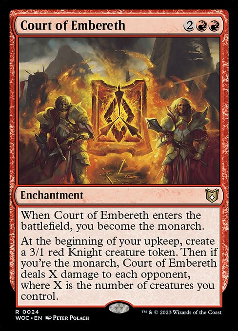 Court of Embereth - woc Wilds of Eldraine Commander - #24