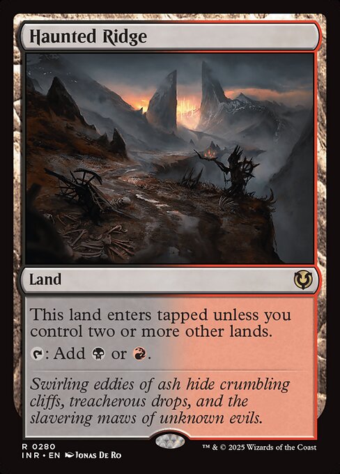 *Foil Haunted Ridge — INR — 280