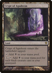 Crypt of Agadeem - Zendikar #212