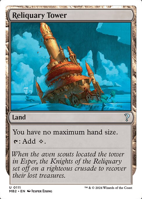 Reliquary Tower - (mb2 Mystery Booster 2-111)