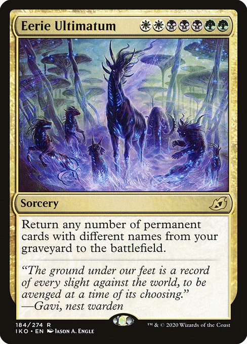 Eerie Ultimatum - (iko-184) - Near Mint (*Foil )