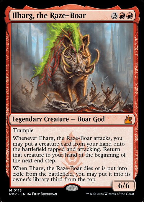 Ilharg, the Raze-Boar - rvr Ravnica Remastered - #113