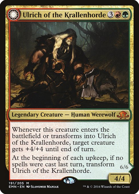 Ulrich of the Krallenhorde // Ulrich, Uncontested Alpha — EMN — 191