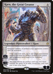 Karn, the Great Creator — WAR — 1