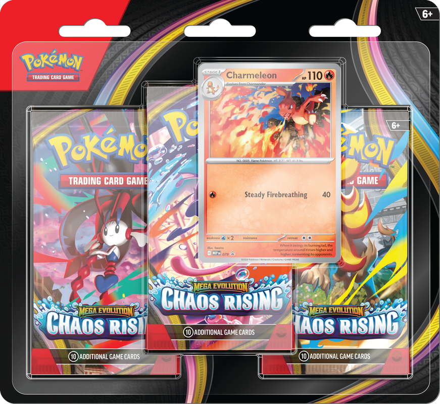 Pokemon - Chaos Rising  - 3 Pack Blister (Wave 2) (3-4 Weeks After Release)