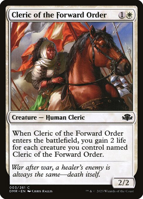 Cleric of the Forward Order — DMR — 3