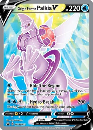 Origin Forme Palkia V - SWSH: Sword & Shield Promo Cards #SWSH253