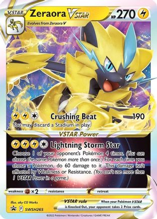 Zeraora VSTAR - SWSH265 - SWSH: Sword & Shield Promo Cards #SWSH265