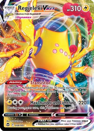 Regieleki VMAX - SWSH12: Silver Tempest #058
