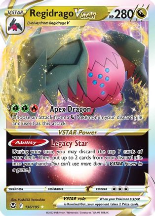 Regidrago VSTAR - SWSH12: Silver Tempest #136