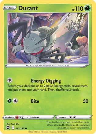 Durant - SWSH12: Silver Tempest #013