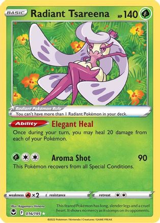 Radiant Tsareena - SWSH12: Silver Tempest #016