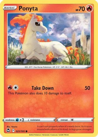 Ponyta - SWSH12: Silver Tempest #021