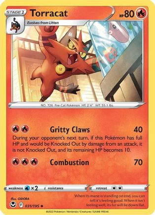 Torracat - SWSH12: Silver Tempest #031