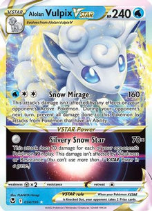 Alolan Vulpix VSTAR - SWSH12: Silver Tempest #034