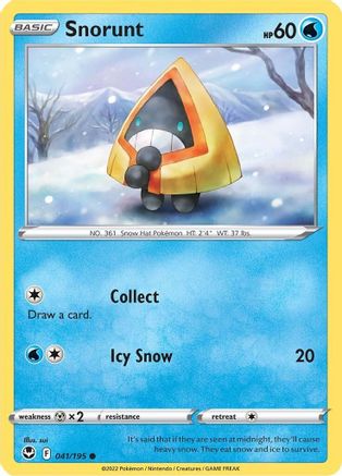 Snorunt - SWSH12: Silver Tempest #041