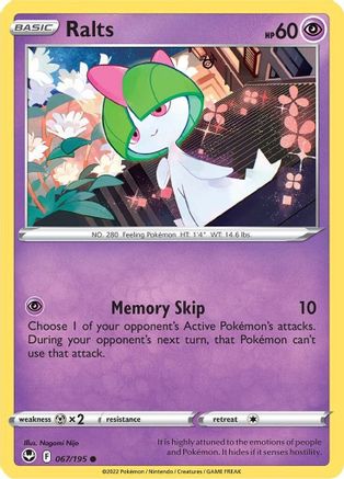 Ralts - SWSH12: Silver Tempest #067