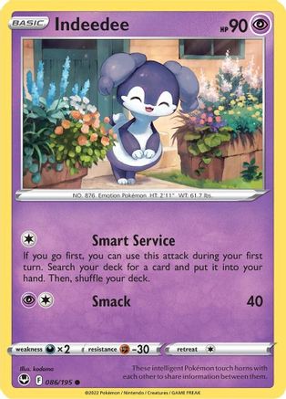 Indeedee - SWSH12: Silver Tempest #086