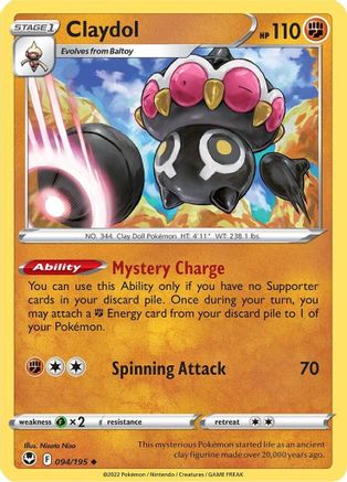 Claydol - SWSH12: Silver Tempest #094