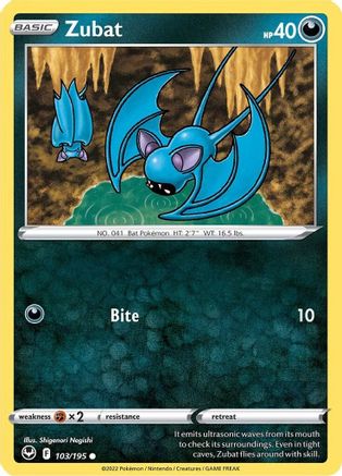 Zubat - SWSH12: Silver Tempest #103