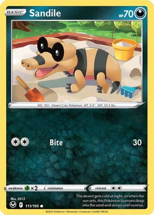 Sandile - SWSH12: Silver Tempest #111